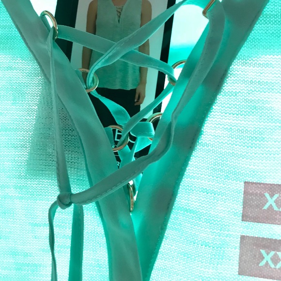 NWT Jones New York lace top Cucumber Green XXL - Picture 5 of 8